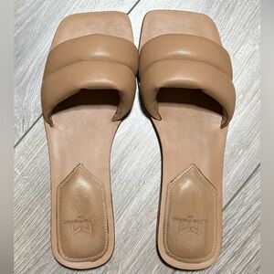 Marc Fisher LTD Ralla Quilted Leather Slides